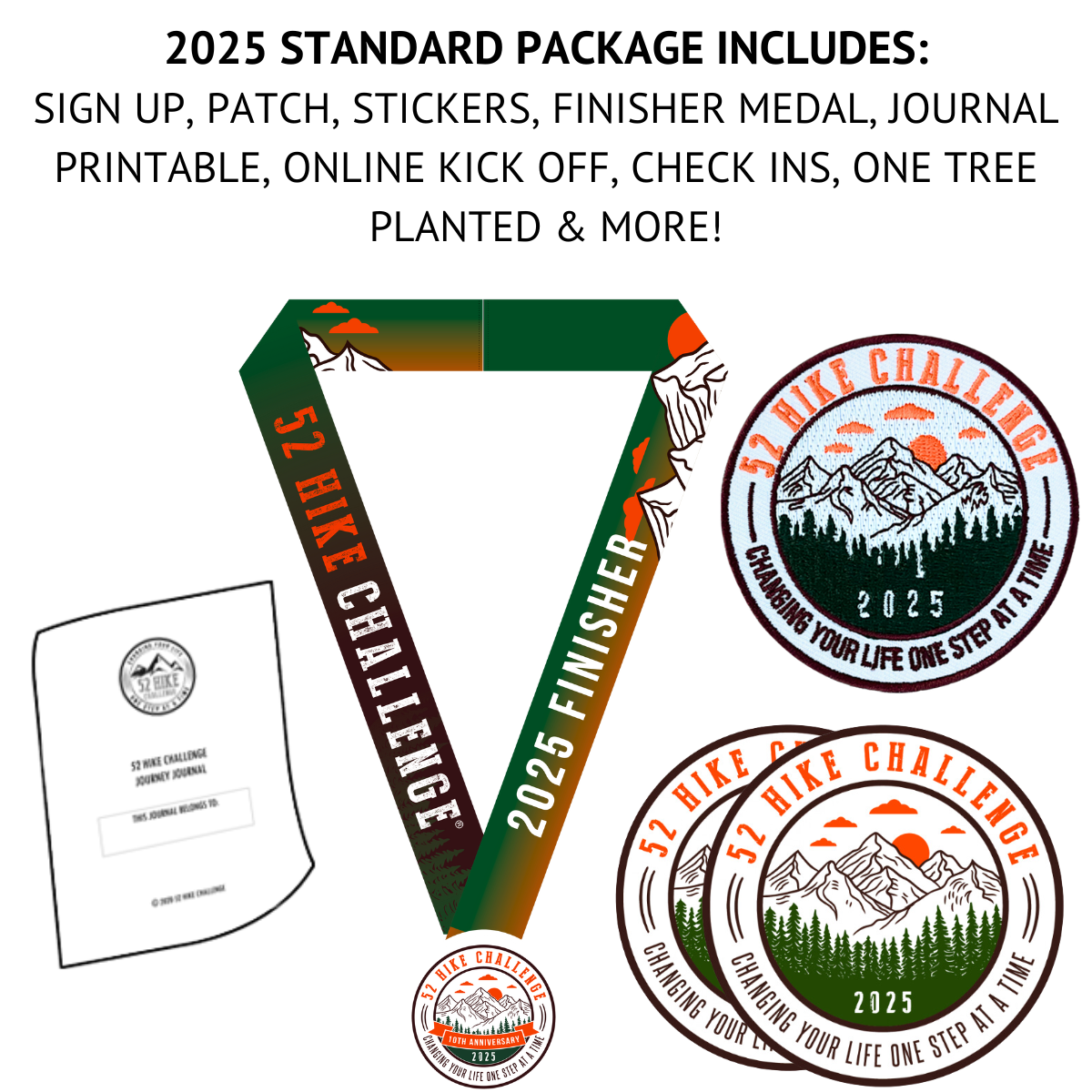 2025 52 Hike Challenge Sign Up + Standard Package