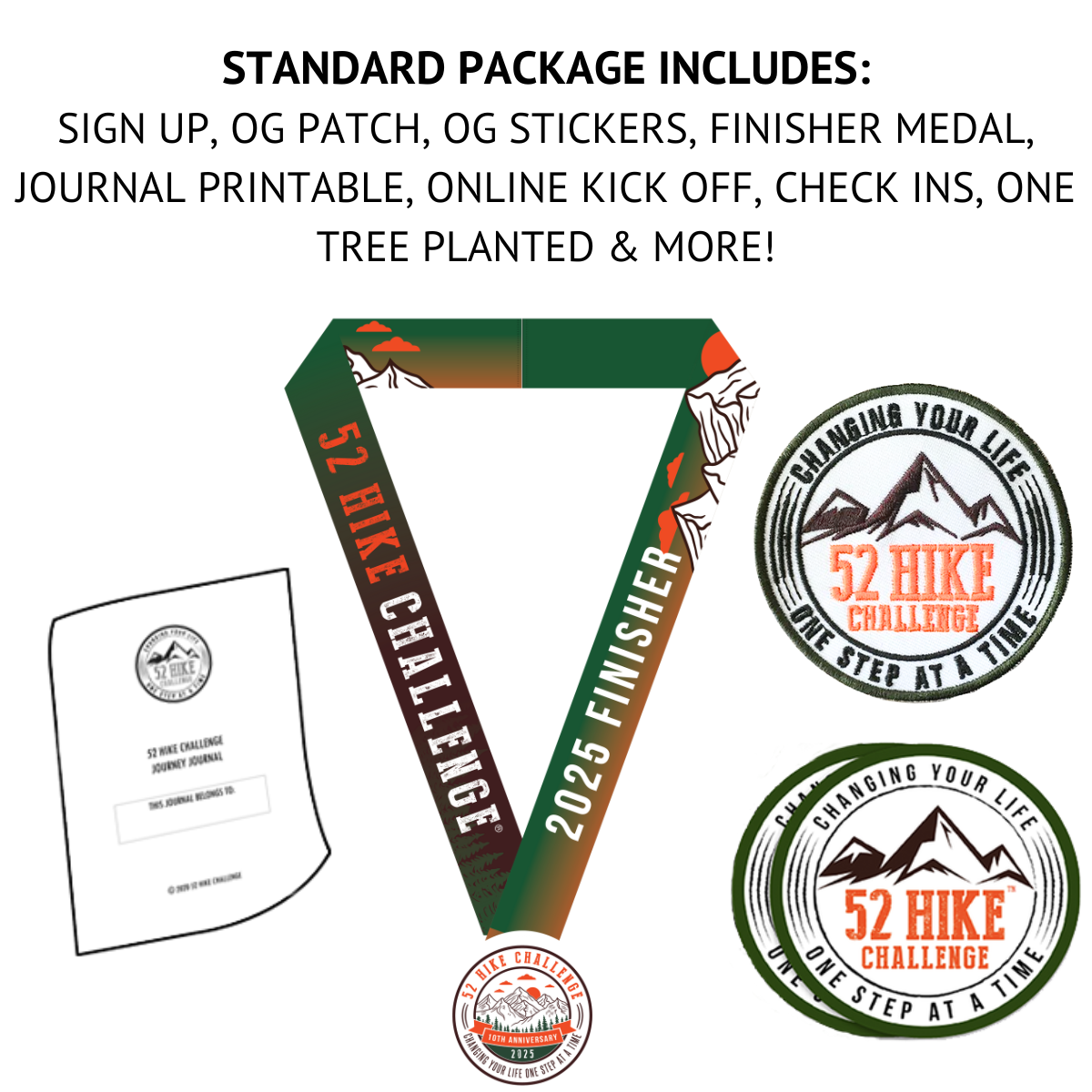 2025 52 Hike Challenge Sign Up + Standard Package