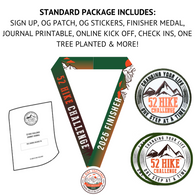 2025 52 Hike Challenge Sign Up + Standard Package