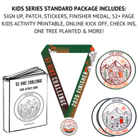 52 Hike Challenge Kids Series Sign Up + Standard Package