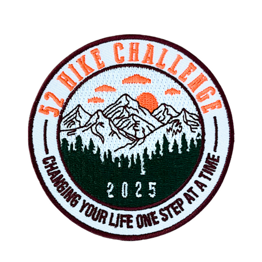 52 Hike Challenge 2025 Patch