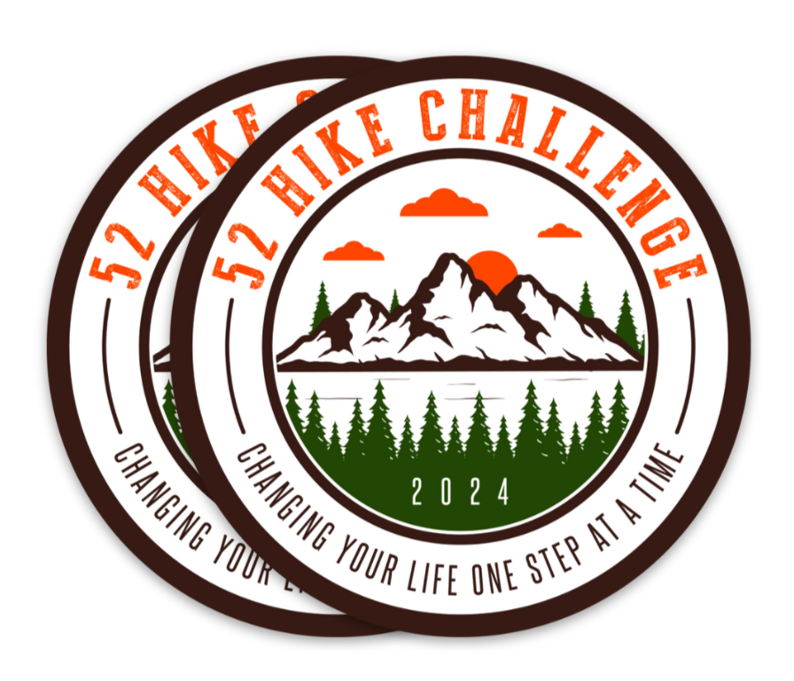 52 Hike Challenge 2024 Stickers Pack (2Pack)